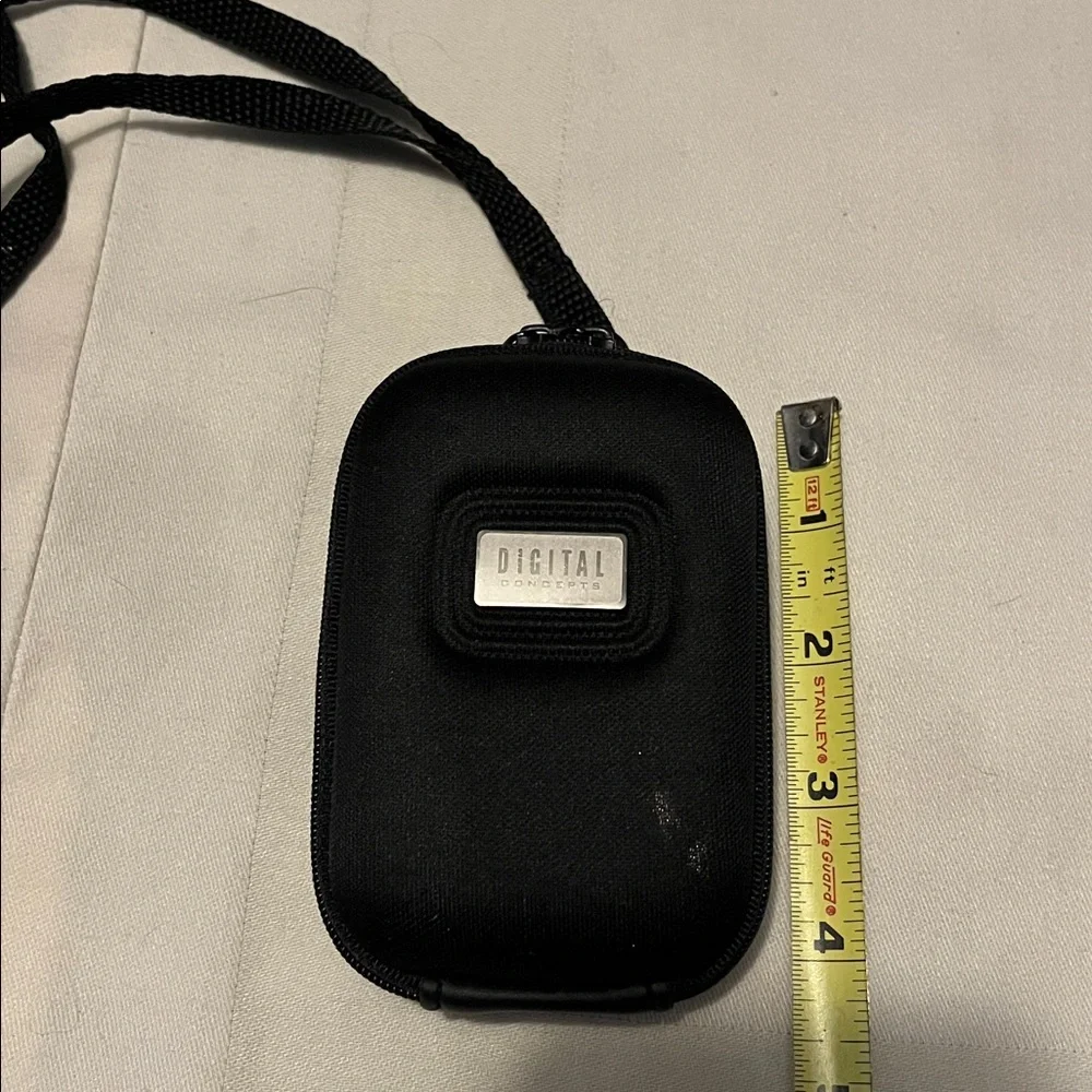 Black Digital Camera Case with Strap